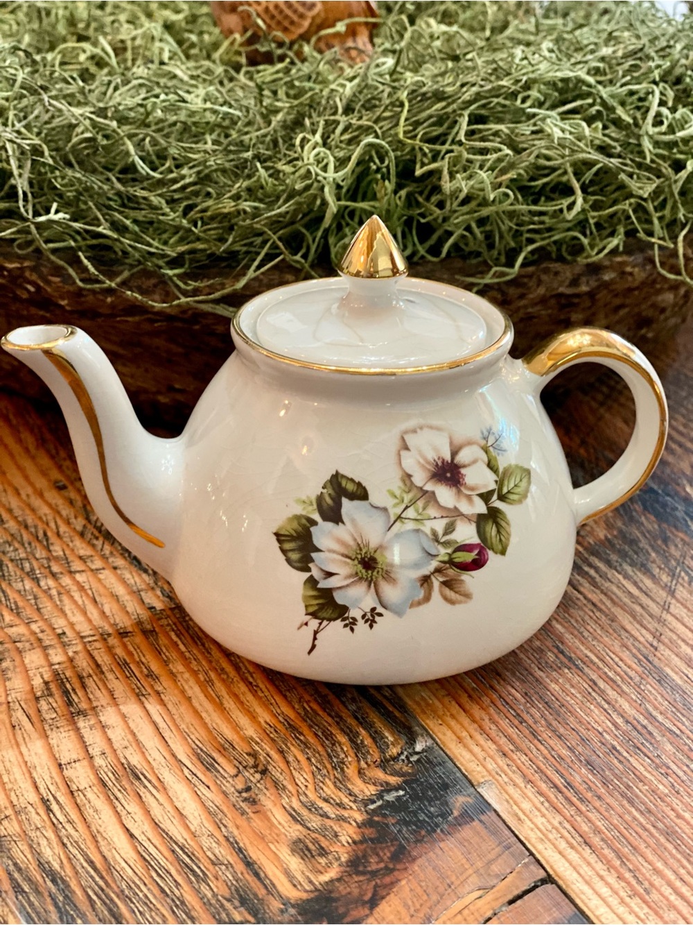 Vintage GIBSONS Staffordshire England Teapot